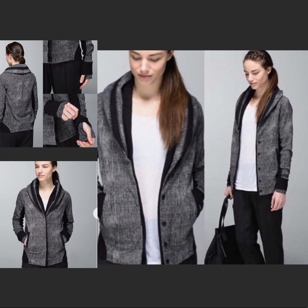 Lululemon Back to Class Button Up Jacket Size 8